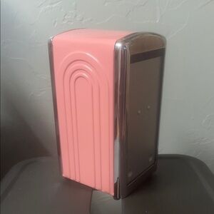 Pink Retro Napkin Dispenser